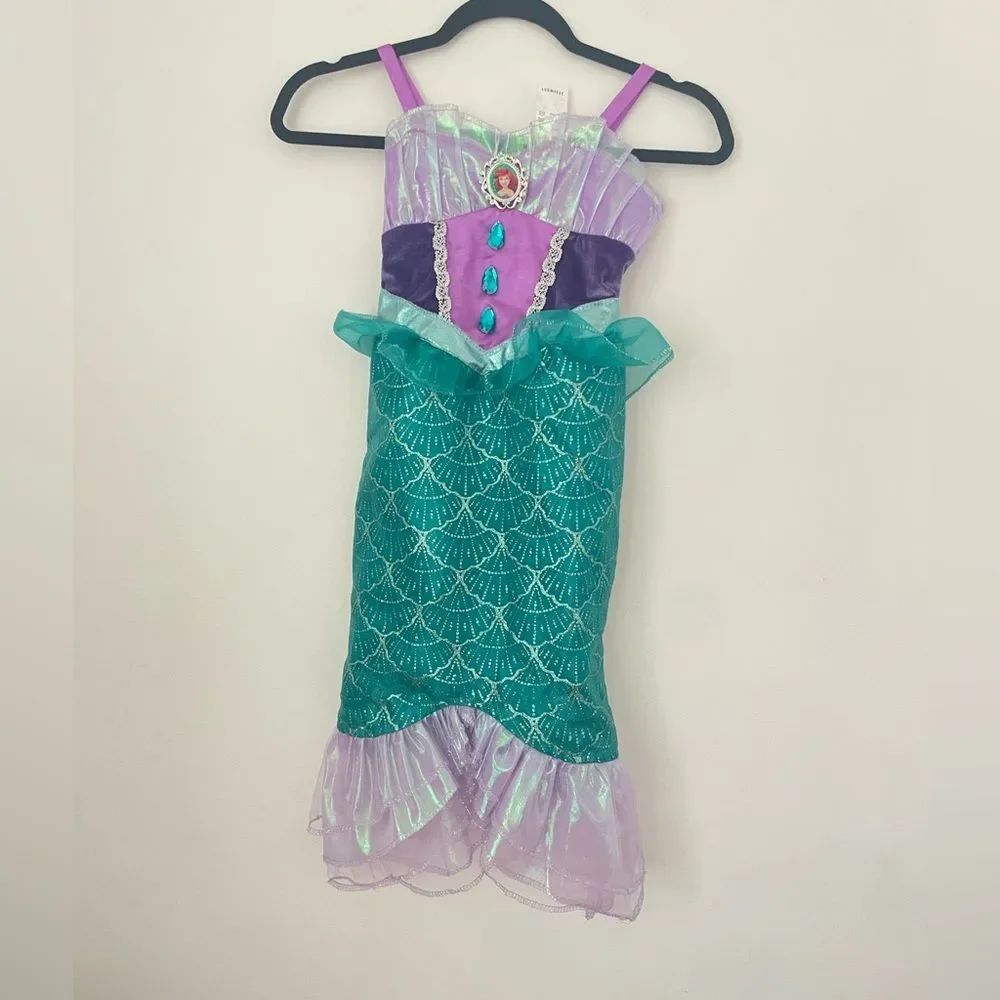 Disney Princess Majestic Collection Ariel Dress Fit Size 4-6x